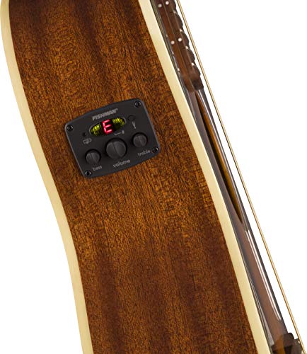 Fender Newporter Player Electro Acoustique, Sunburst, Touche en noyer - Les Beatles, Paul McCartney, John Lennon, RIngo Starr, George Harrison Fender Newporter Player Electro Acoustique, Sunburst, Touche en noyer – Image 8