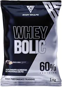Whey Bolic 60% Whey Protein 1kg - Body Shape (Cookies)