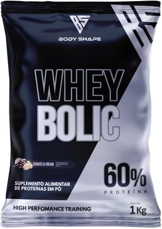 Whey Bolic 60% Whey Protein 1kg - Body Shape (Cookies)