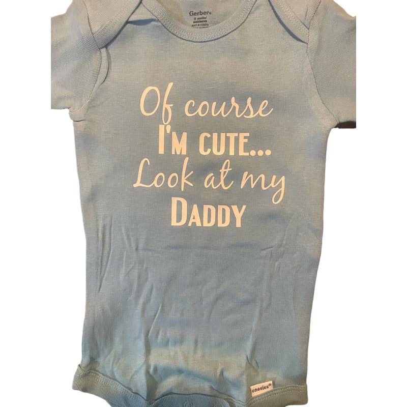 daddy baby onesie ® father's day gift infant one piece bodysuit clothing clothes boy girl