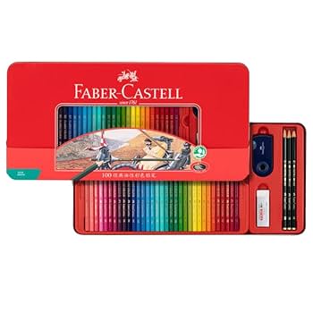 FABER-CASTELL色鉛筆100色‼️AC Amazon | ファーバーカステル(Faber-Castell) 油性色鉛筆 100色