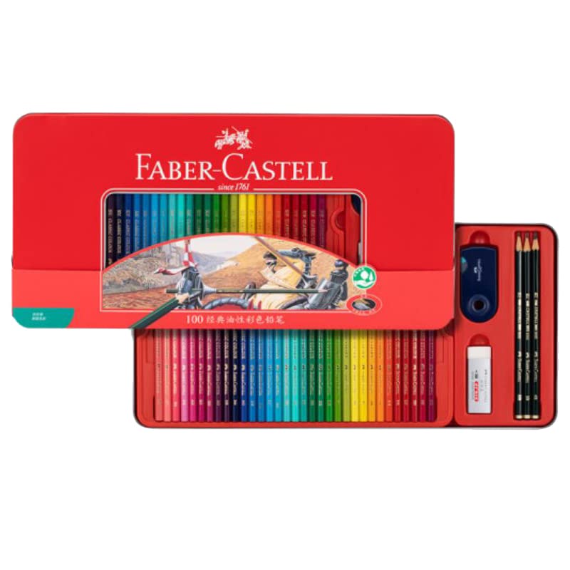 Amazon | ファーバーカステル(Faber-Castell) 油性色鉛筆 100色セット