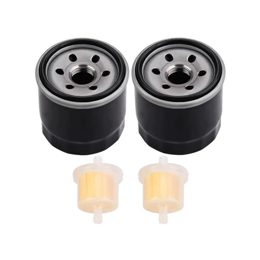 2 filtros de Aceite 136-7848 compatibles con Accesorios for cortacésped con Motor V-Twin 120-4276 y 127-9222.