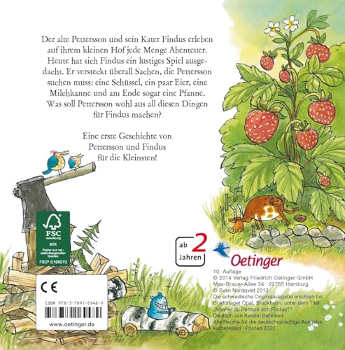 Kennst du Pettersson und Findus?: Wimmeliges Kinderbuch ab 2 Jahren mit zauberhafter Such-Geschichte