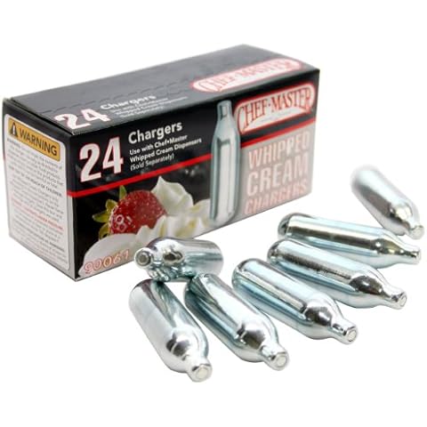 Chef Master Whipped Cream Chargers, 24-Pack Cover