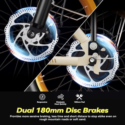 Foldable Electric Bike for Adults, 30+MPH, 48V 20Ah