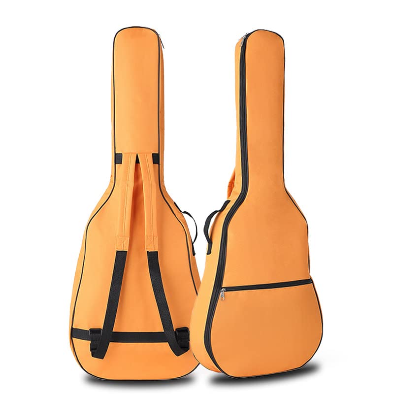 Housse rembourrée en tissu Oxford imperméable pour guitare classique 101,6/104,4 cm (orange)