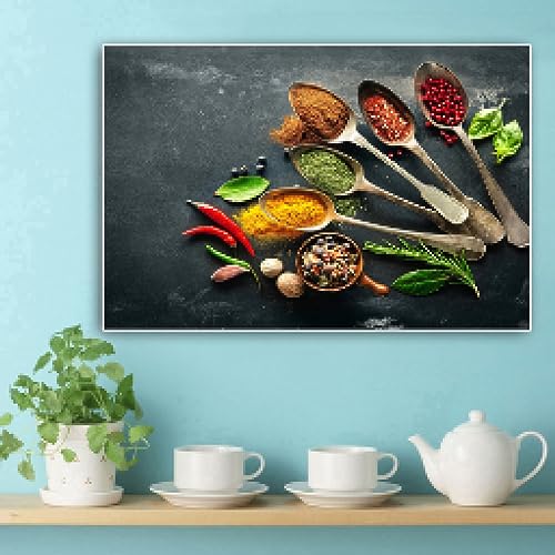Affiches et gravures art mural scandinave nourriture photo cuisine sans cadre 60x80cm