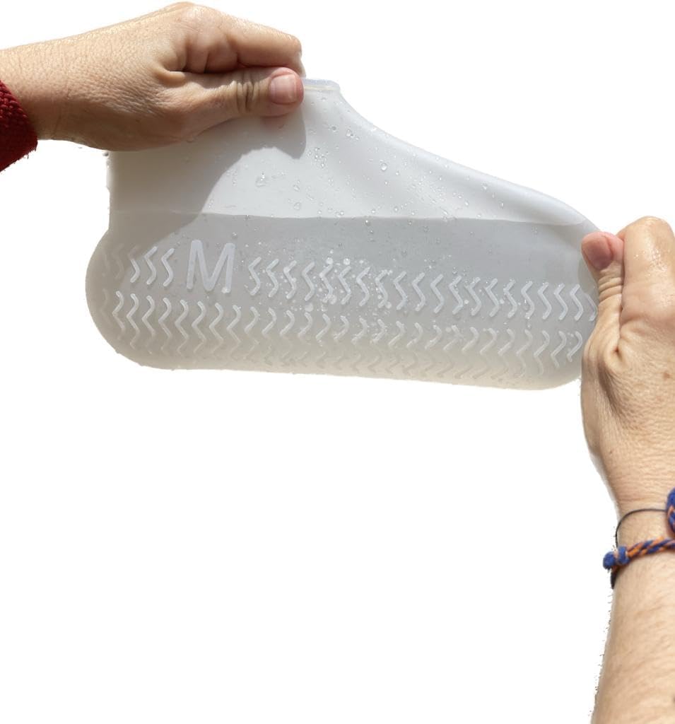 Waterproof Shoe Covers for Kids, Women & Men. Reusable, Anti-Slip, Dustproof & Rainproof Silicone Rubber Overshoes, Rain Footwear Protectors, Outdoor, Cycling, Biking, Walking. Sustainable & BPA Free. - Image 5