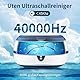 Uten Ultraschallreiniger Ultraschallreinigungsgerät brillenreinigungsgerät 600ml Ultraschallgerät für Brille Schmuck Uhren Zahnprothesen 40,000Hz