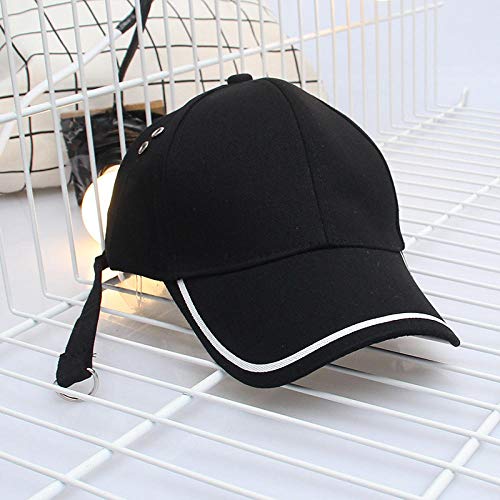 Casquette de baseball protection solaire visière longue brodée pour homme et femme réglable