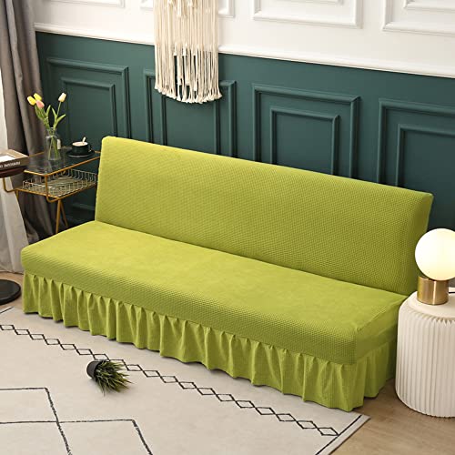 Housse de canapé extensible pour salon et décoration d'intérieur verte