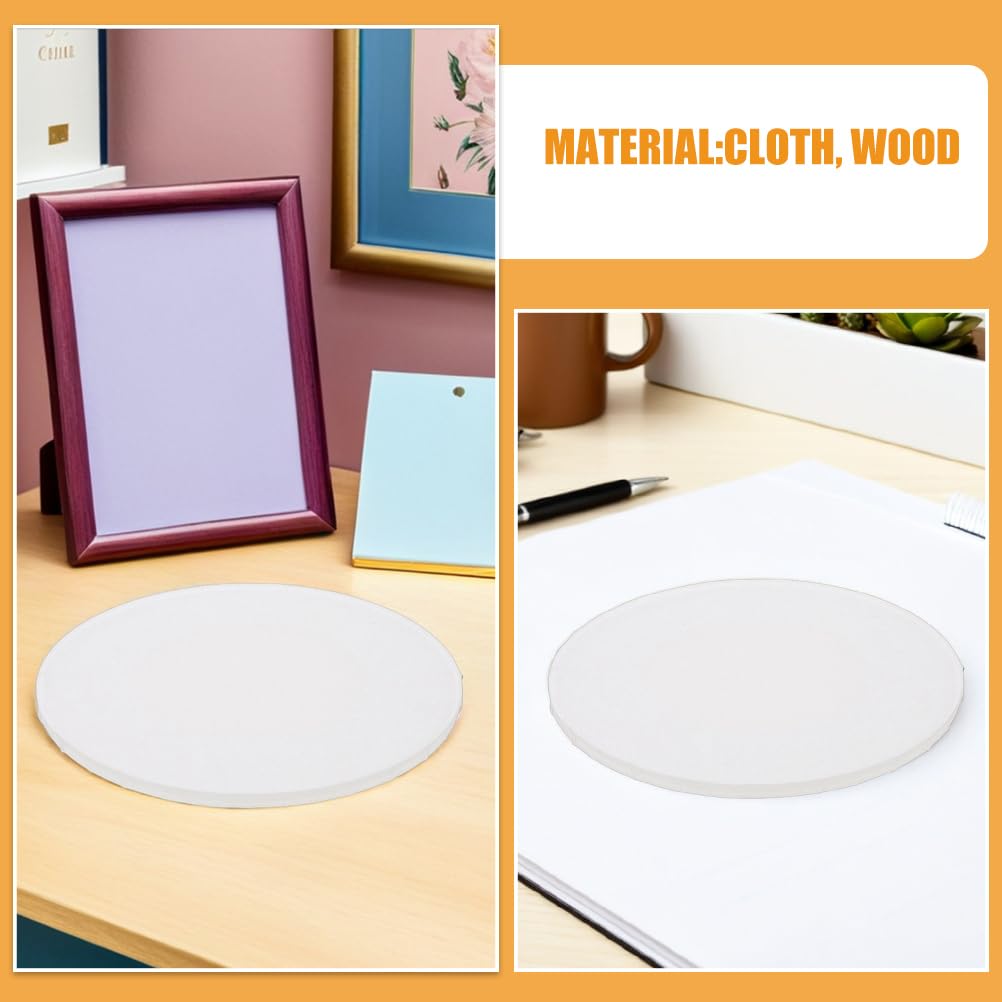 Lurrose 5piezas Marco de Pintura al Óleo Ovalado Tablero de Dibujo Portátil para Principiantes Lienzo sin Terminar para Práctica de Pintura al Óleo Casa o Estudio