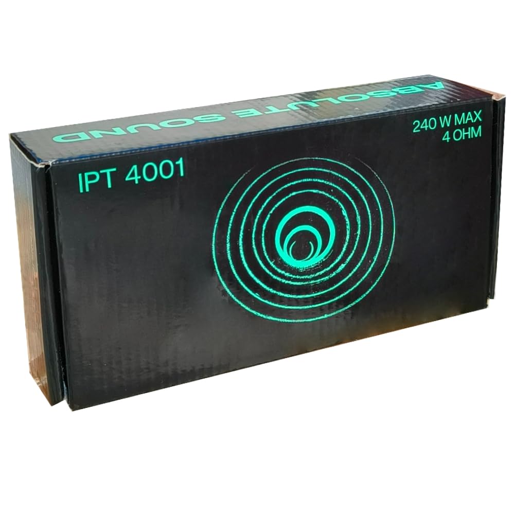 KIT SET PER IPNOSIS IPT4001 2 tweeter da 120 watt rms e 240 watt max, da 4" 10 cm 100 mm di diametro, impedenza 4 ohm, 107 db spl, con magnete al neodimio, a coppia