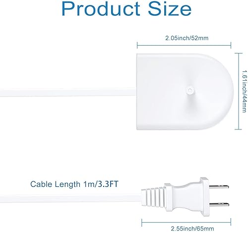 Miniatura 3 de Base de cargador de repuesto para cepillo de dientes eléctrico Philips Sonicare HX6100, cargador de viaje para Philips Sonicare HX3000  HX6000