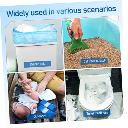 Bolsas de basura SOLUSTRE 5 rollos para pañales PE miniatura 4