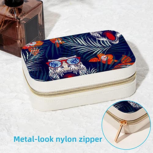 Boîte à bijoux de voyage avec compartiments dédiés colliers et bagues