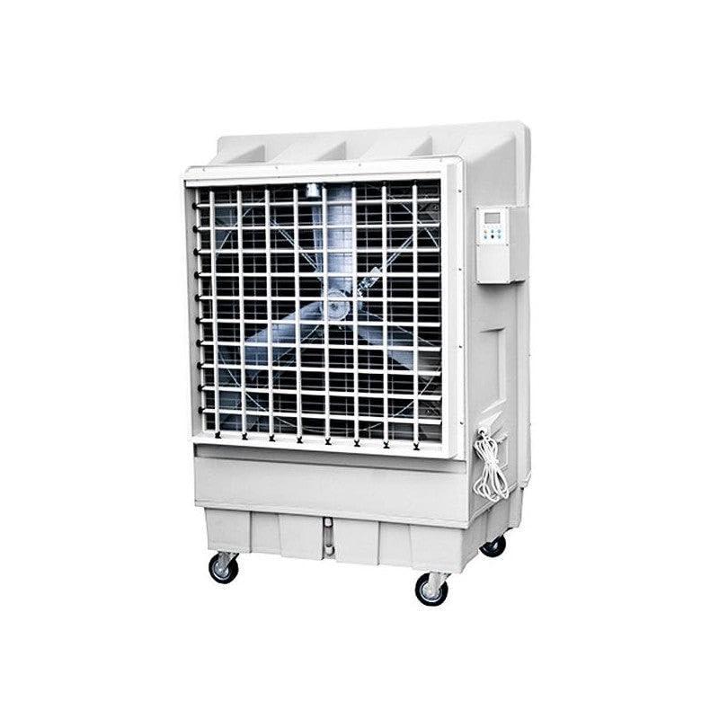 Raffrescatore Evaporativo Professionale WM30 18000 m³/h per ambienti fino a 250 m², serbatoio 60 L, UV antibatterico, telecomando, 3 velocità, ideale per officine, capannoni e magazzini