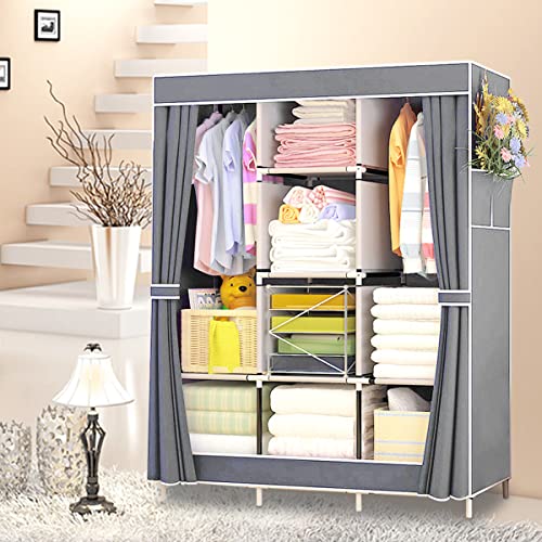 Guarda-roupa Portátil Dobrável Armazenagem do Organizadores Guarda Roupa Modulado Solteiro Multiuso