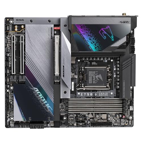 GIGABYTE Z790 AORUS MASTER Carte mère Prend en charge les processeurs Intel Core 13e génération VRM numérique 20+1+2 phases jusqu'à 8000 MHz DDR4 OC 1xPCIe 5.0+4xPCIe 4.0 .2 Wi Fi 6E LAN 10GbE USB 3.2 Gen 2x2 Neuf - vue 7