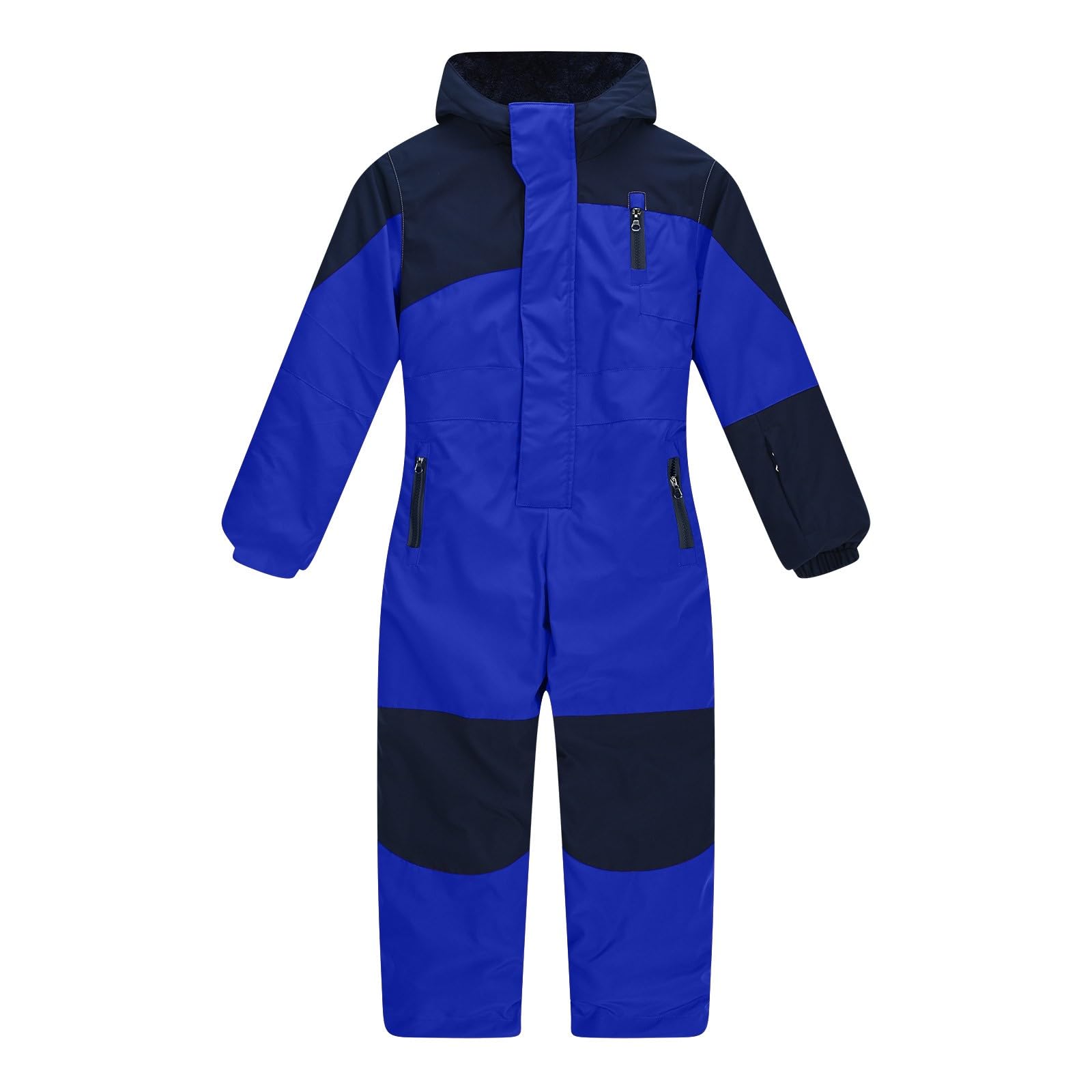 Genérico Traje De Esquí Niño Adolescente Chaqueta Softshell Invierno A Prueba De Viento Al Aire Libre Impermeable Cuello De Piel Ropa De Esquí Transpirable Traje De Nieve Caliente Peleles 1-15 Años