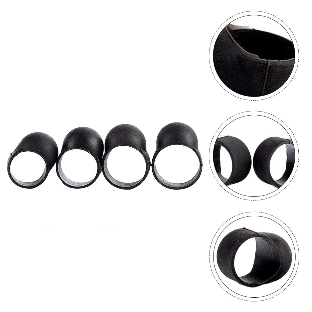 4pcs Steel Tongue Drum Finger Picks Silicone Rubber Handpan Finger