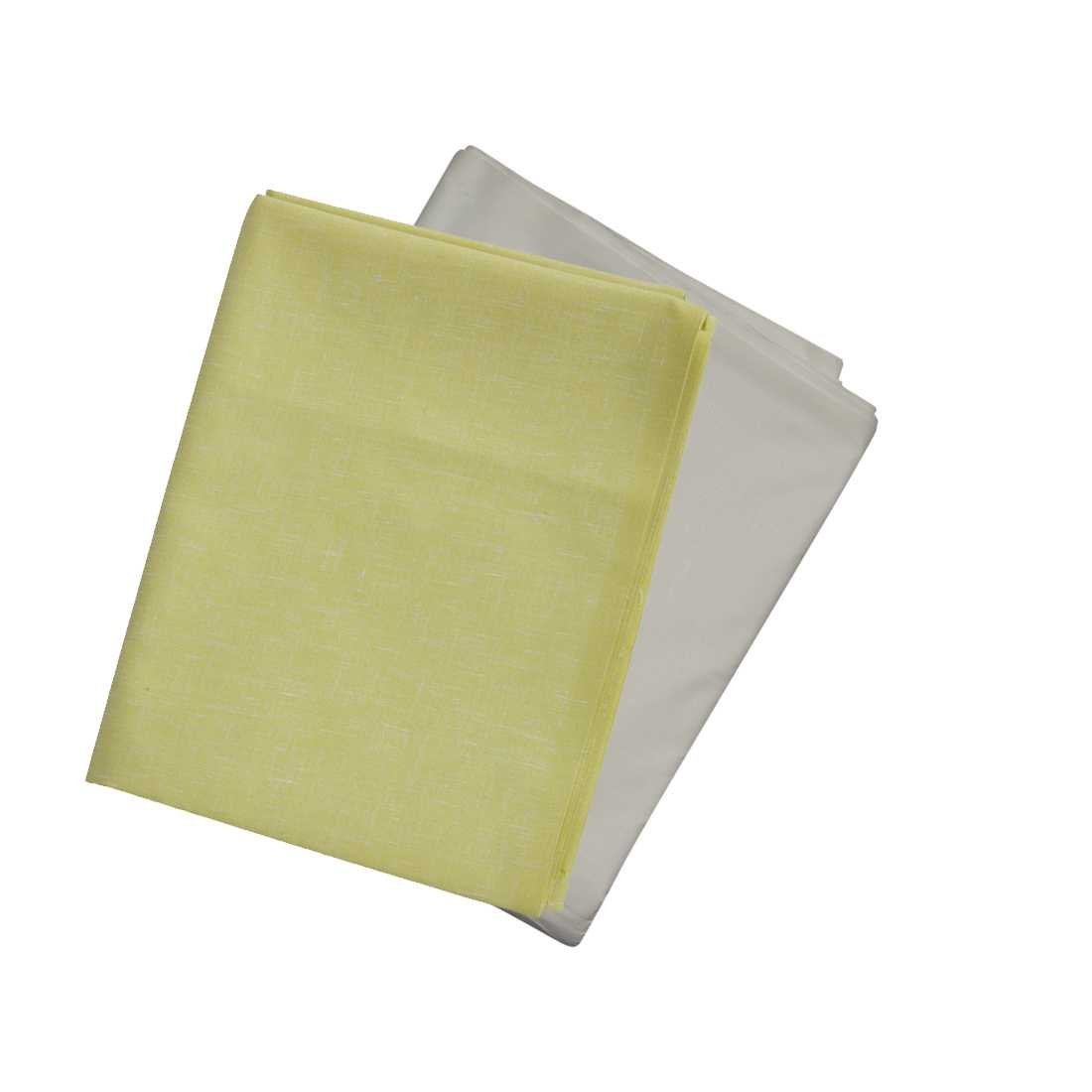 (Since 1958, Cotton Linen, Multi Kurta Pyjama Fabric Combo 5 Metre, Pack of 2