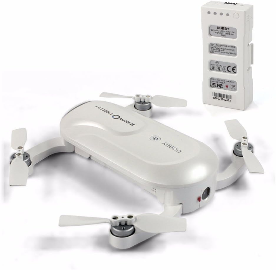 ZEROTECH Dobby Pocket Selfie Pocket Drone with Extra Battery
