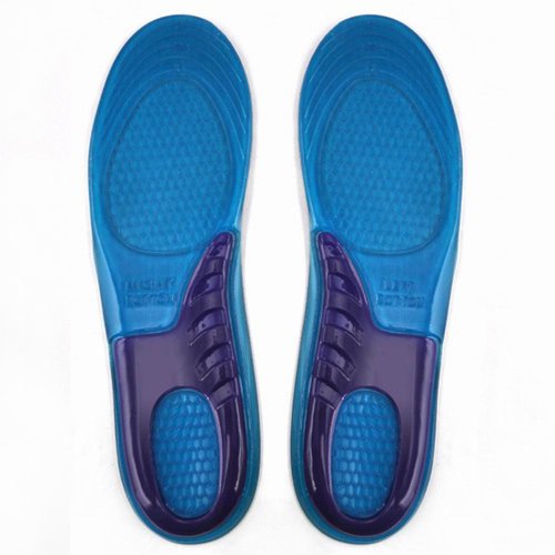 WMA Men Orthotic Arch Support Massaging Silicone Gel Insoles