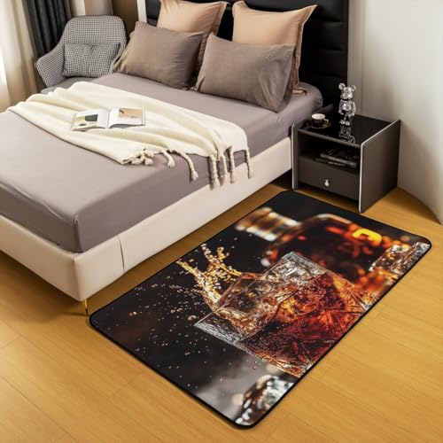Tapete decorativo Manfei de 3'x5' con patrón geométrico miniatura 5