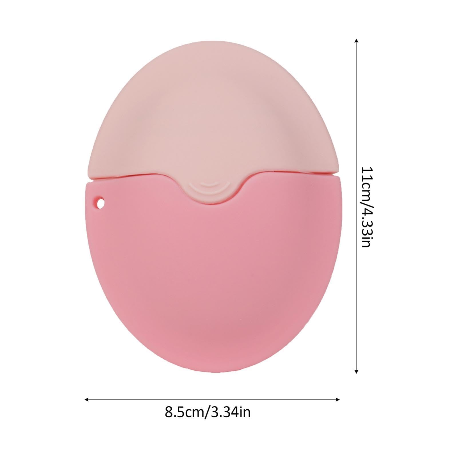 Flacone applicatore arrotolabile, ricaricabile, riutilizzabile, per protezione solare, dimensioni da viaggio, per bambini e adulti (rosa)