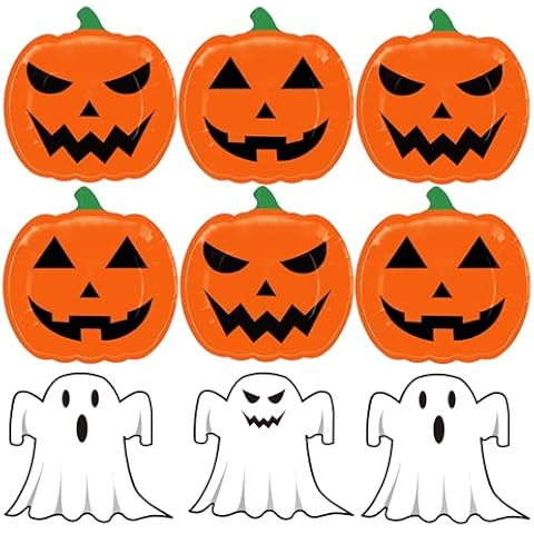 Halloween Paper Plates and Napkins Set Cover