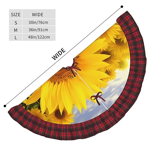Jupe de sapin de Noël imperméable 122 cm pour protéger le sol des taches - 5