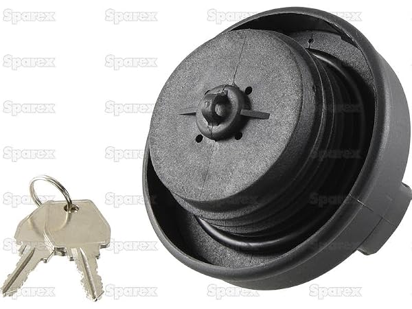 Fuel Cap With Lock fits Massey Ferguson Fits Case Fits John Deere fits Valtra Fits Fiat Fits McCormick Fits Fiat Fits Ford New Holland Imported from England by MyTractor - Used condition - Image 2