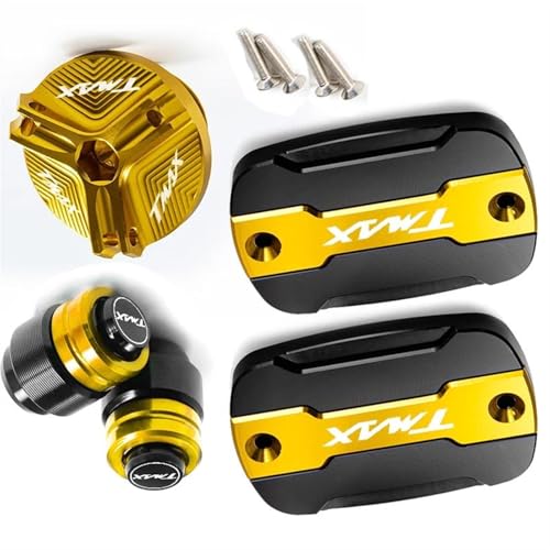 �o�C�N���i �ɓK�����郄�}�n TMAX 530 SX DX 2012 2013 2014 2015 2016 2017 2018 2019 �t�����g�u���[�L�t���[�h�^���N�J�o�[ �R�����˃|�[�g�J�o�[ �^�C���o���u�L���b�v(Gold)