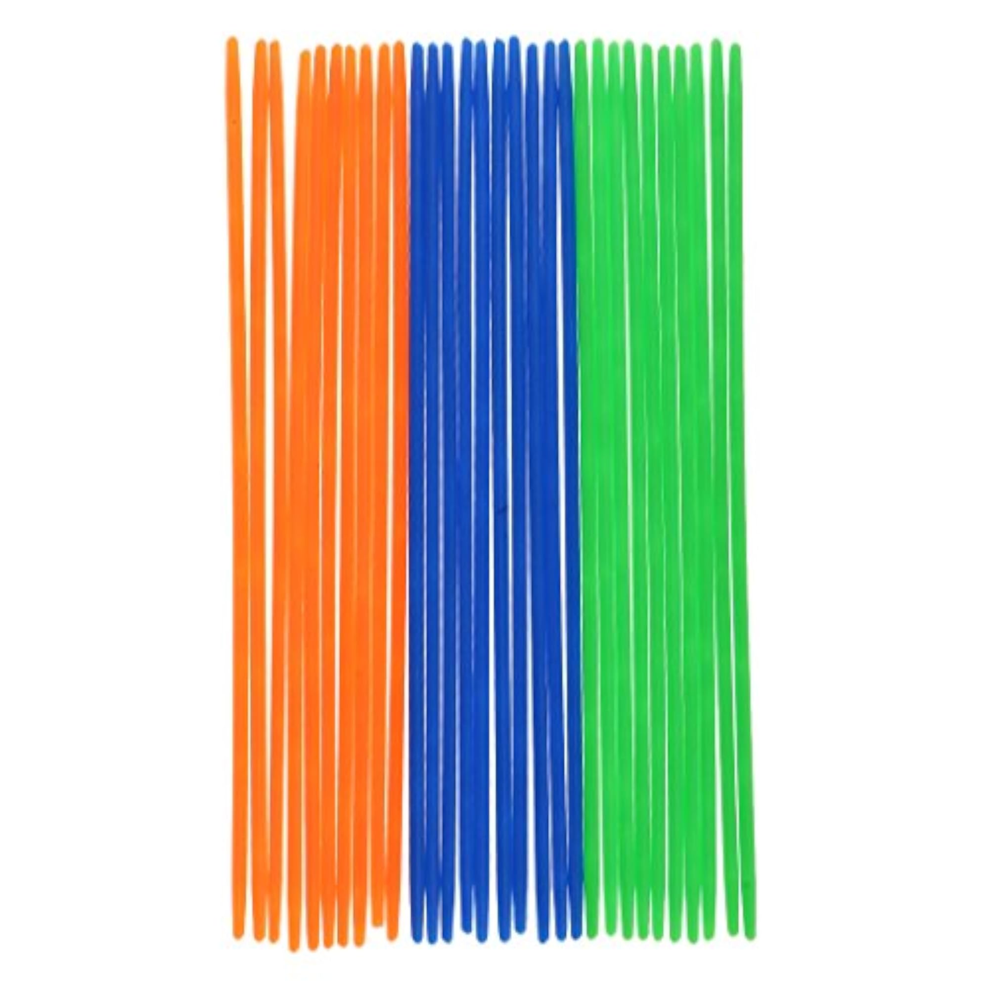 Colored Plastic Rod Painting Needles for Ebru Art, 38 Pieces