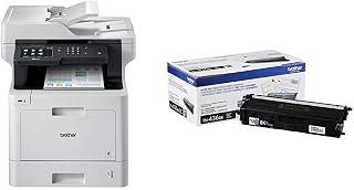 Brother MFCL8900CDW Colour Laser MFC 5-in-1 with Brother TN436BK Super High Yield Toner, Black