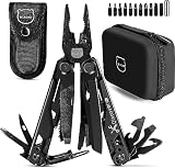 23 en 1 Outil Multifonction Portable avec Coffret Cadeau Premium,Noir