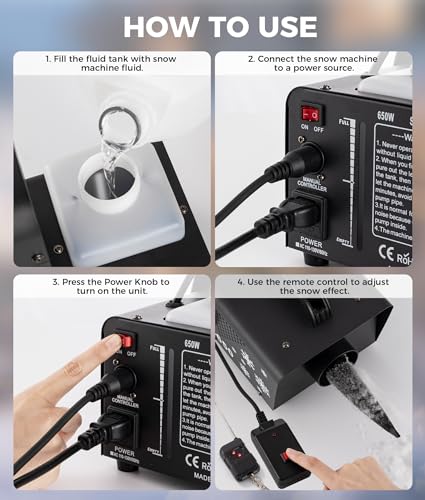 imone 650w snow machine christmas giftsnow maker machineartificial snow making machine snowflake machinesnow machine indoor with remotesnow machines for outdoors party parade picture