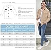QIXING Men's Corduroy Button Down Shirts Long Sleeve Shacket Trucker Jacket Autumn Winter Coats with Flap Pockets (Light Khaki, 2XL) #5