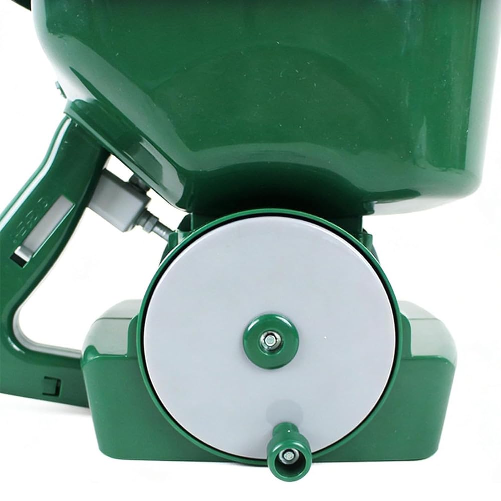 Spandiconcime da giardino, strumento per semina manuale, capacità 3 l, 4 impostazioni di velocità regolabili, manico telescopico ergonomico per piantare e sciogliere la neve