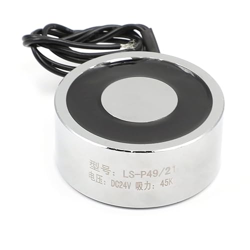 Miniatura 22 de Heyiarbeit 12V DC 50N Imán de elevación eléctrica electroimán solenoide Ascensor Holding 25mmx20mm