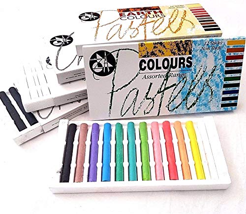 Bâtons de charbon et pastels assortis pour vos séances de dessin en atelier de peinture
