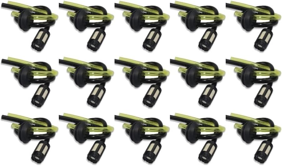 Fuel Fuel Hose Seal with Priming Bulbs Fit for Brushcutter Garden Lawn Mower Accessories(6Set)