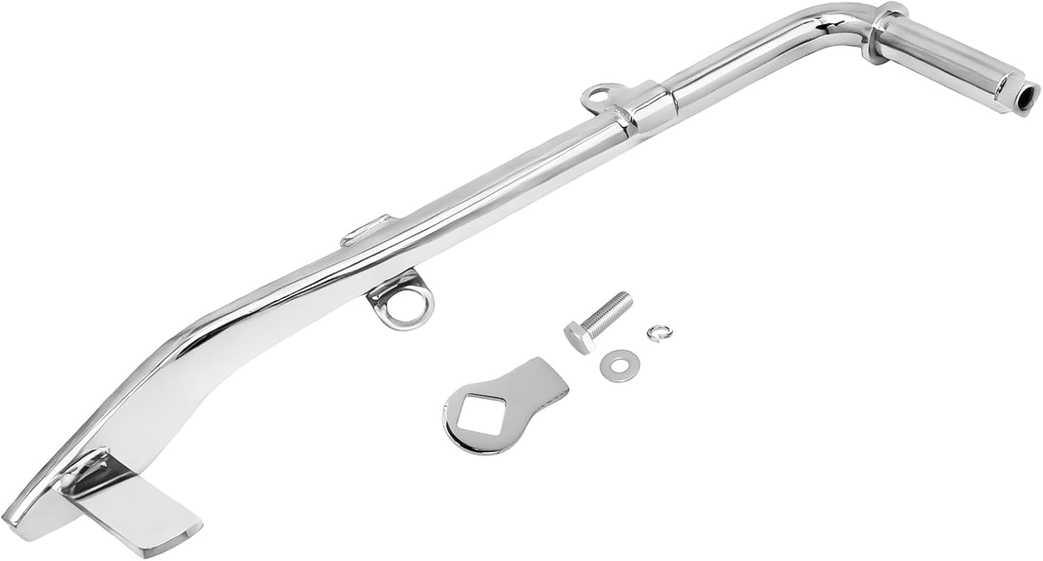 Extended Anti Tip Kickstand for Harley Davidson Road Glide Road King Street Glide CVO Street Glide 2007-2024 Models, Chrome