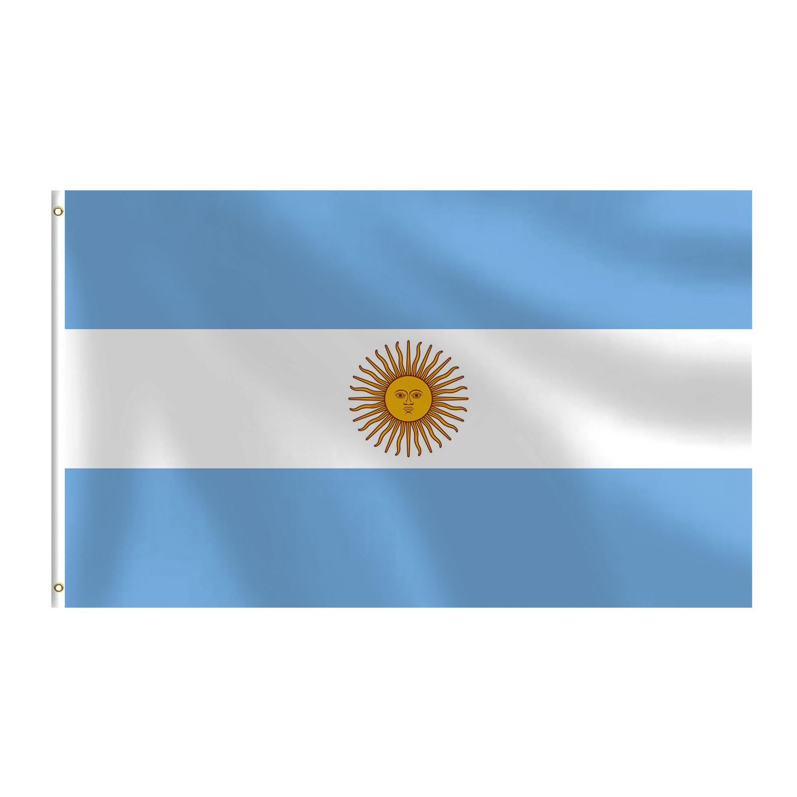 mflagperft Argentina Flag 3x5 FT, Polyester Argentine National Flags