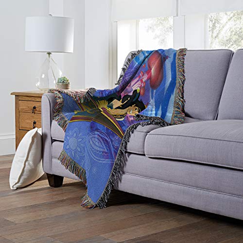 Disney's Aladdin, "A Whole New World" Woven Tapestry Throw Blanket, 48" X 60", Multi Color #TOP4