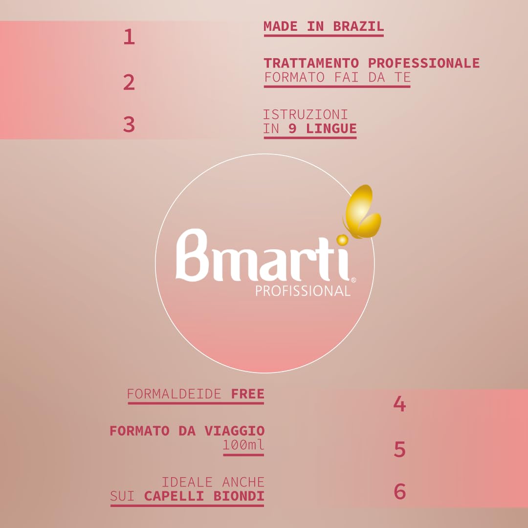 Max Reduce - Trattamento Lisciante Capelli Organico Professionale - Keratina, Anti-Crespo, Riduzione Volume e Liscio Perfetto - Kit Completo 3 Pz. (100+120+100 ml)