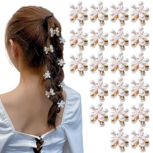 Pinzas de perlas mini para trenzas y peinados de niñas y mujeres en eventos especiales