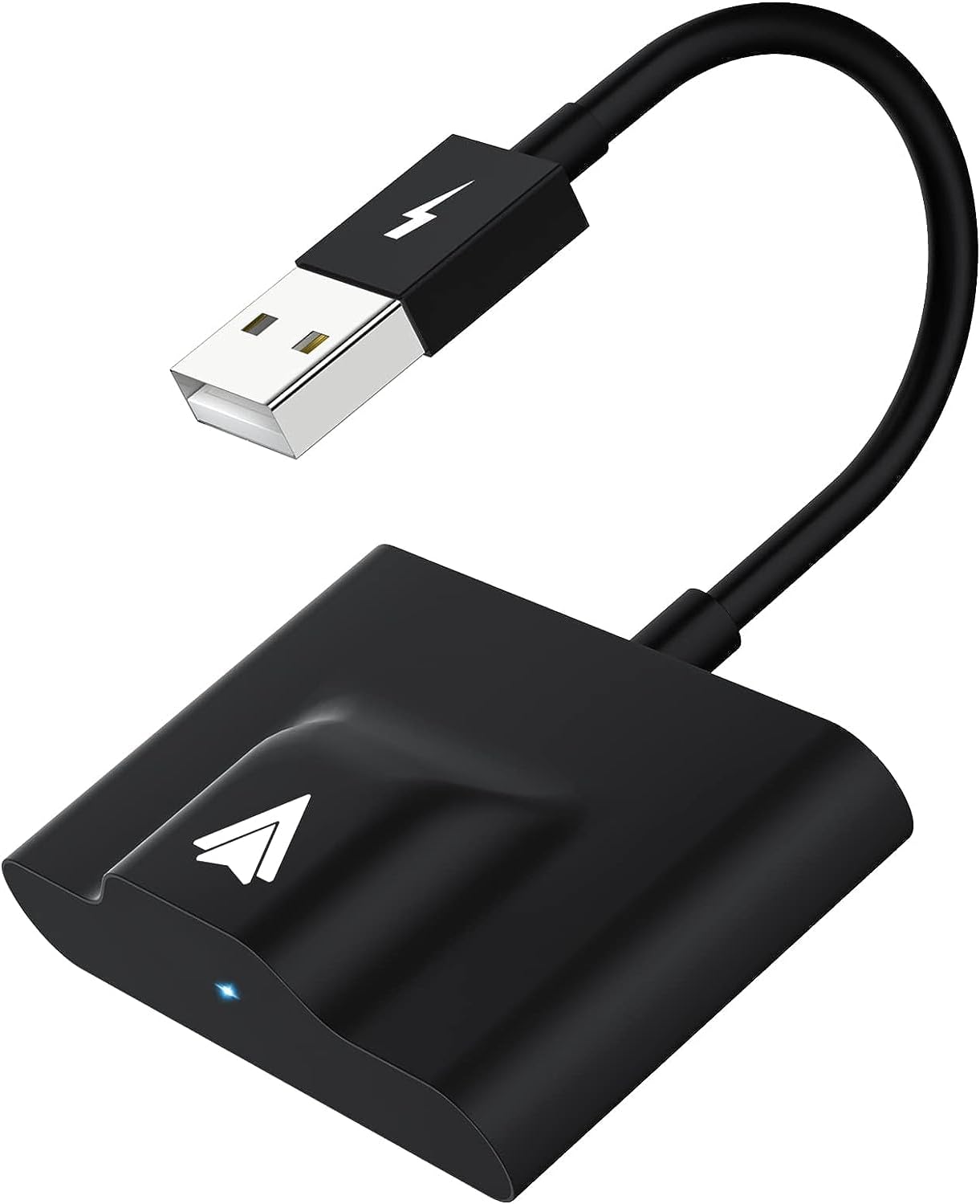 Teeran Android Auto Wireless Adapter for OEM Factory Wired Android Auto Cars Plug & Play Easy Setup AA Wireless Android Auto Dongle for Android Phones Converts Wired Android Auto to Wireless